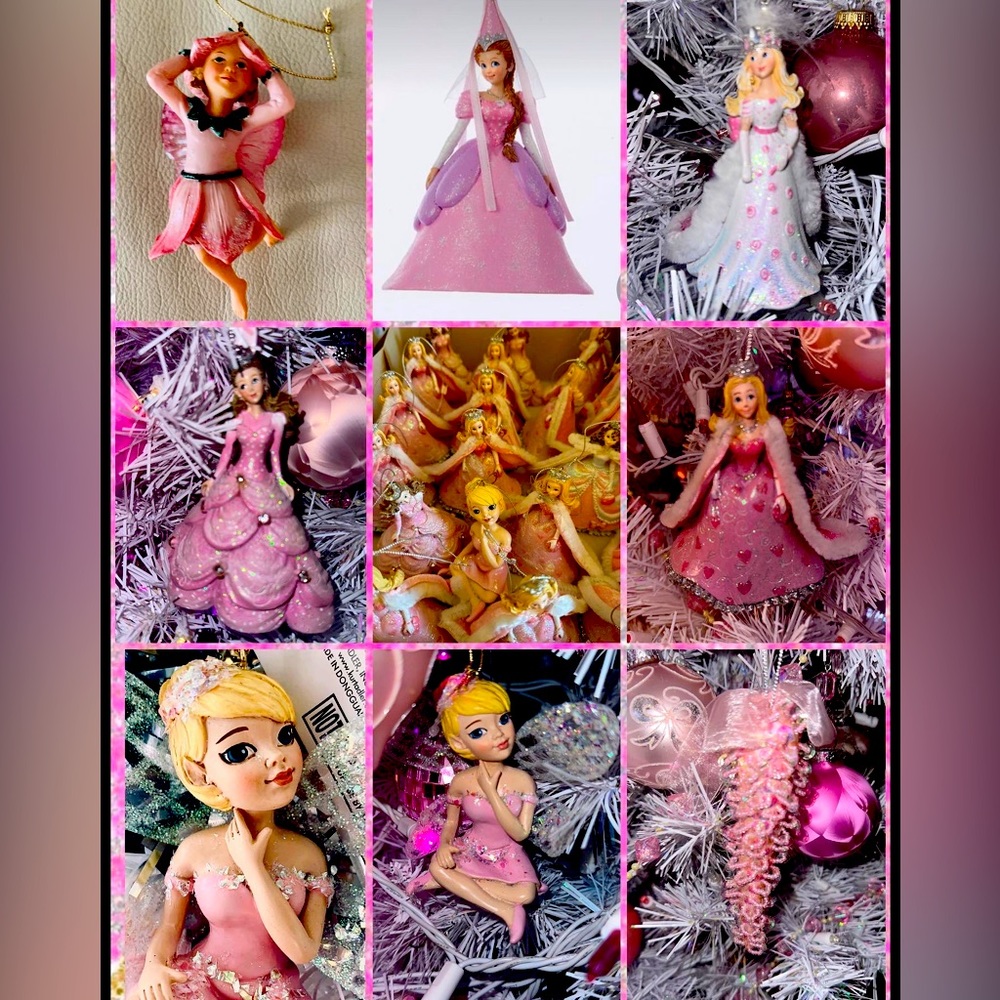 Kurt Adler pink Fairy, Princess read description  (searching for, not for sale)